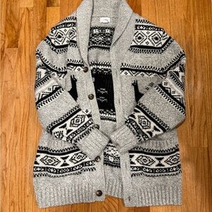 Old Navy Cardigan with Llama design